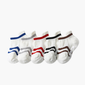 ถุงเท้าเด็กผ้าฝ้ายกันลื่นสำหรับฤดูใบไม้ผลิฤดูร้อนถุงเท้าเด็กวัยหัดเดินพื้นยางสำหรับเด็กแรกเกิด - Product Image 6