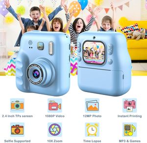 Cámara de Impresión Instantánea para Niños, Video HD 1080P, Incluye Tarjeta SD de 32 GB, <span class=keywords><strong>4</strong></span> Rollos de Papel, Regalo de Navidad o Cumpleaños para Niñas y Niños de 3 a 12 Años - Product Image 4