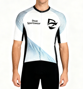 Maillot de Ciclismo Personalizado con Logotipo, Material Transpirable que Absorbe la Humedad, Corte de Competición Ligero para Eventos de Ciclismo en Carretera y Deportes al Aire Libre - Product Image 4