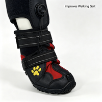Chaussures de marche pour chien en néoprène à réglage par cadran, OEM/ODM, directement de l'usine, pour soulager les douleurs articulaires et améliorer la marche, sécurité nocturne