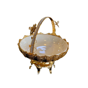 Vajilla árabe dorada, cuenco <span class=keywords><strong>de</strong></span> hierro fundido <span class=keywords><strong>de</strong></span> Nochevieja, cesta <span class=keywords><strong>de</strong></span> frutas para fiesta personalizada - Product Image 6