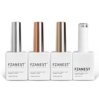 FZANEST HEMA sans ongles fournitures salon super base gel base et couche de finition nouveau produit pour les ongles 2023