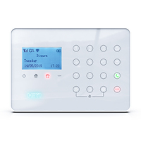 Kit d'alarme de sécurité intelligent WiFi GSM tendance avec panneau ABS, capteurs sans fil et contrôle par application pour la maison, les entreprises et les exploitations agricoles