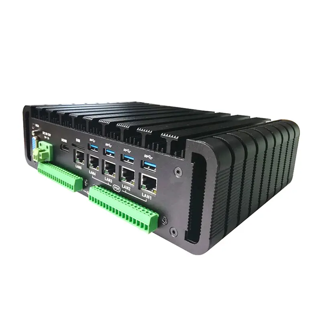 INNODA Factory Price Machine Vision Mini Box PC Core I5 with 5 LAN Ports Embedded Industrial Computer