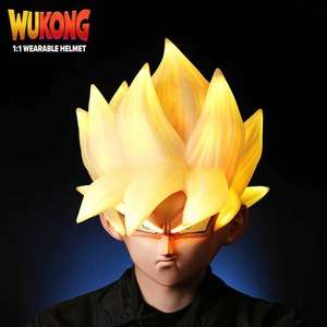 <span class=keywords><strong>Casque</strong></span> Lumineux de Transformation Saiyan le Plus Vendu pour Enfants - <span class=keywords><strong>Casque</strong></span> Intégral Portable, Version Super Similaire - Product Image 2