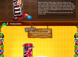 Bonbons au chocolat <span class=keywords><strong>M</strong></span>&<span class=keywords><strong>Ms</strong></span> 30,6 g Fèves de cacao enrobées de chocolat au lait avec confiture Collations exotiques pour enfants - Product Image 4
