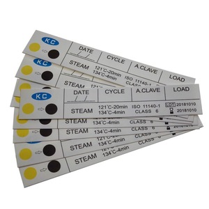 Cartes indicatrices chimiques pour la stérilisation à la vapeur sous pression, cartes indicatrices de niveau 6 pour l'oxyde d'éthylène (EO), fabricant professionnel - Product Image 1