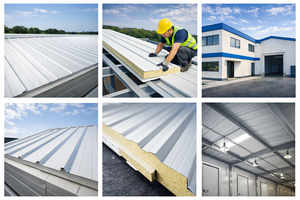 Panneaux sandwich en polyuréthane haute performance pour entrepôts frigorifiques, murs et toits industriels, système d'isolation thermique supérieur - Product Image 6