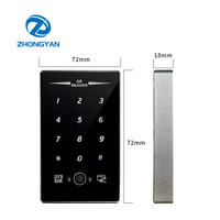 Lector de Control de Acceso para Elevador, Teclado con Contraseña, 13.56MHz, Multi Interfaz RS232 RS485 UART, Lector de Tarjetas RFID con Código QR Wiegand