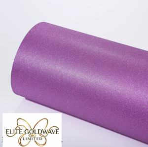 Papier cartonné pailleté rose foncé 250g avec poudre d'or fine pour emballage cadeau DIY et scrapbooking - Product Image 1