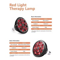 Lámpara Terapéutica de Luz Roja con Rosca E26 de Aleación de Aluminio, Nuevo Modelo de Venta Directa de Fábrica