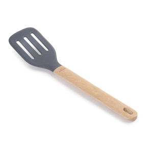 Spatola Forata con Manico in Legno per Cucinare e Servire - Product Image 1