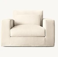 Canapé simple en tissu avec base en chêne, fauteuil moderne et confortable pour salon