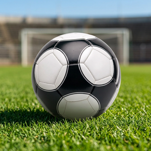 Balón de Fútbol de PVC Resistente y Ligero, para Interior/Exterior, con Diseño para Entrenamiento, Clubes, Sesiones de Entrenamiento Profesional, Soccer Max - Product Image 6