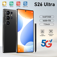 Último Modelo 2026, S26 Ultra HD, Pantalla OLED de 120Hz, Cámara de 108MP, Carga Rápida de 120W, Teléfono Inteligente CDMA/LTE