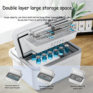 Caja de Insulina Portátil de Doble Compartimento, Refrigerador de Insulina Recargable Pequeño para Coche, Hogar y Viajes - Product Image 2