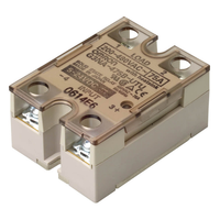 Relais à semi-conducteurs G3na-475b-utu-2 Dc5-24, série G3na, charge maximale 75 A, 480 V AC, commande 24 V, installation sur rail DIN, normalement