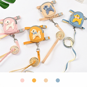 Usine En Gros Halter Harnais Petit chat Pet Harnais Laisse Ensemble Chien Sac À Dos Harnais Sac À Dos Pet Sac À Dos pour chat et Petit Chien - Product Image 6