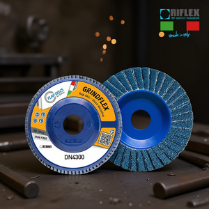 Disque à lamelles Fervi Grindflex 125 mm, meule sans fer pour le métal - Product Image 2