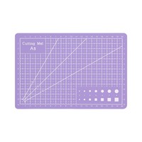 Tapis de découpe double face A5 en PVC de 3 mm d'épaisseur, protection de bureau avec grille de mesure pour travaux manuels, loisirs créatifs et modélisme