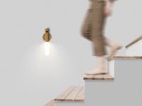Veilleuse intelligente en bois pour chambre d'enfant LED portable capteur de mouvement de chevet aimant intérieur lampe d'allaitement USB rechargeable torche de nuit