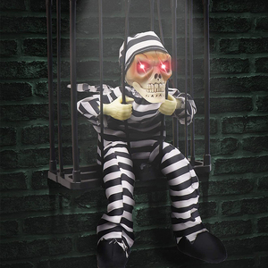 Halloween Trang trí nội thất chống đỡ với cảm biến chuyển động đáng sợ lồng Tù Nhân Ma Ám nhà trang trí Halloween trang trí - Product Image 1