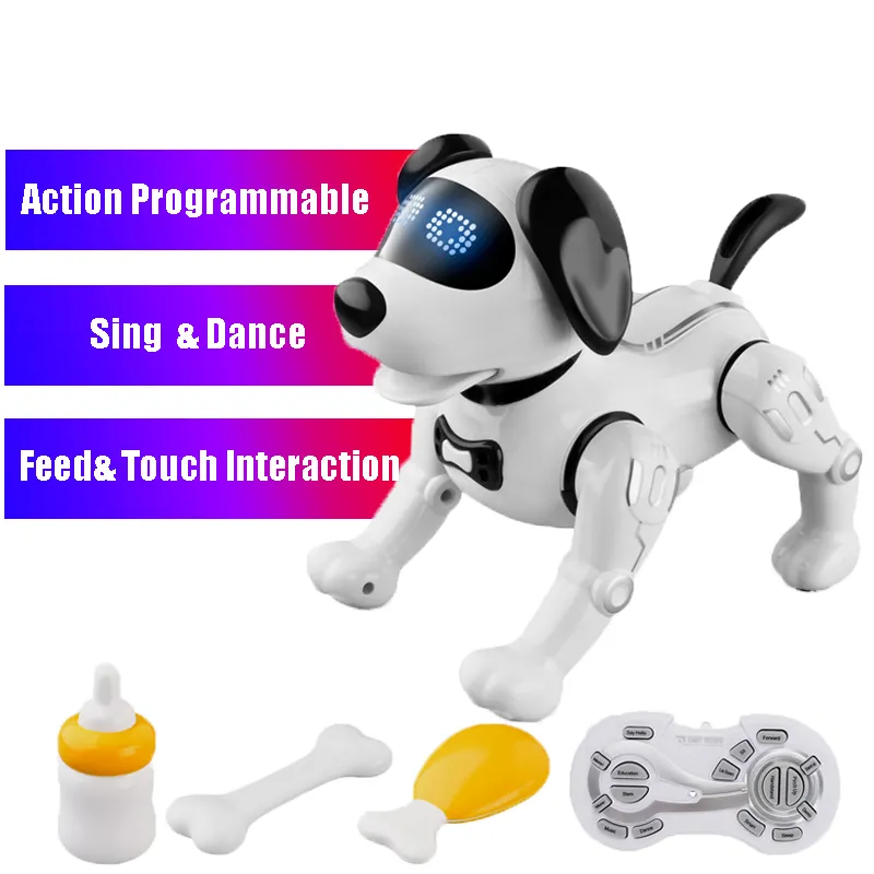 2022 New Kids Electronic Intelligent Remote Control Pet Robot Toys Smart Chip Robotic Programmable Robot Dog