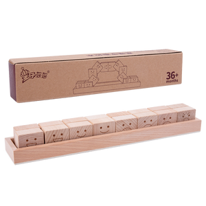 The New Products About Wooden Expression Face Building Blocks of an Other Educational Toys Other Block Toys With Ce Cpc - Product Image 4
