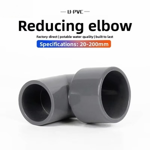 <span class=keywords><strong>Coude</strong></span> réducteur en <span class=keywords><strong>PVC</strong></span> à 90 degrés, raccord de tuyauterie d'eau, connexion <span class=keywords><strong>femelle</strong></span>, tête hexagonale résistante à la corrosion, tailles 20-110, Zhejiang - Product Image 3