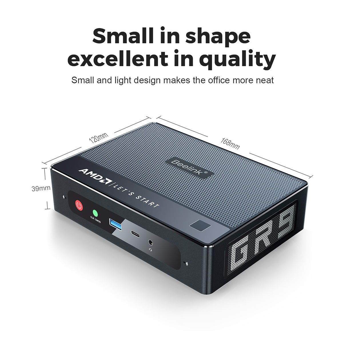 Beelink GTR4 R9 ミニpc Ryzen 4900H 16GB Beelink GTR4 AMD Ryzen 9 4900H; Mini PC 32GB DDR4 RAM 1TB