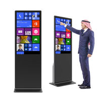 43 49 55 65 inç android video oynatıcı kiosk lcd totem ekran dokunmatik ekran kat ayakta dijital reklam tabelası