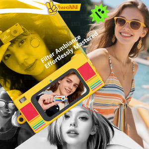 Fotocamera Digitale Portatile Retrò Mini 1080P Tascabile con Portachiavi e Angolo di Visione di 90° per Bambini e Studenti - Product Image 5