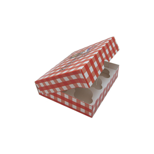 <span class=keywords><strong>2</strong></span> 4 612穴カップケーキボックス環境にやさしい段ボールパストリーカップケーキパイ食品ベーキングギフトケーキボックス - Product Image 5