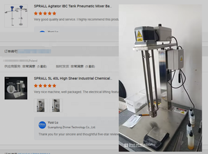Agitateur SPRALL 40L pour liquides chimiques industriels, fabrication de <span class=keywords><strong>mayonnaise</strong></span>, sauces, homogénéisation alimentaire, émulsification, mélangeur 220V SUS304 - Product Image 4