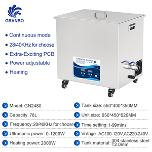 Nettoyeur à ultrasons Granbo 30L 15L 10L 3L 2L pour PCB, disques vinyles, pièces automobiles, têtes d'impression, <span class=keywords><strong>lunettes</strong></span> dentaires, bijoux - Product Image 2