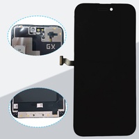 Écran LCD GX Incell avec numériseur tactile pour 15, 16, 16 Pro, 15 Pro, 14 Pro – Garantie 1 an, Luminosité 500 cd/m²