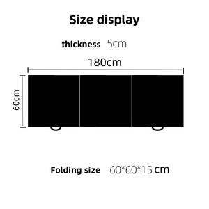 Bảo vệ gấp sàn hạ cánh nhịp nhàng nghệ thuật tập thể dục thể dục Ba 3 gấp Thể dục dụng cụ thiết bị mat - Product Image 4