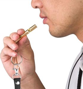 Emergency <b>Whistles</b> Premium Safety Survival Lanyard Keychain High Pitch Double Tubes Outdoor Hiking Camping Hunting 2PCS - Product Image 1