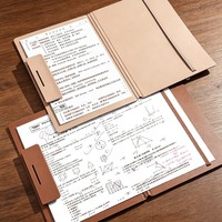Portapapeles Plegable A4 con Logotipo Personalizado, Carpeta para Firmas, Carpeta Multifuncional para Documentos Comerciales, para Contratos y Uso en la Oficina