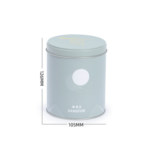 Custom Empty <strong>Tins</strong> For <strong>Tea</strong> Packing Metal Canister <strong>Tin</strong> Round Box Food Grade Matcha Powder Coffee <strong>Tea</strong> <strong>Caddy</strong> <strong>Tin</strong> - Product Image 2