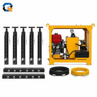 Tige de fendage hydraulique pour pierres, pour la découpe de blocs de granit et le fendage de marbre en petite carrière, avec groupe motopropulseur diesel