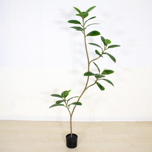 Green <span class=keywords><strong>Scape</strong></span> Home Decor Plantes artificielles Pot à tige épaisse Plantes artificielles en pot pour la vie à la maison - Product Image 3