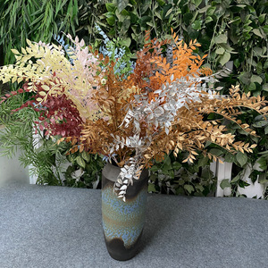 Flores Queyiyi, Bonsái Artificial de Hojas de Sándalo de 30cm-100cm, Decoración de Jardín Interior, Adorno de Piso para Sala de Estar - Product Image 3