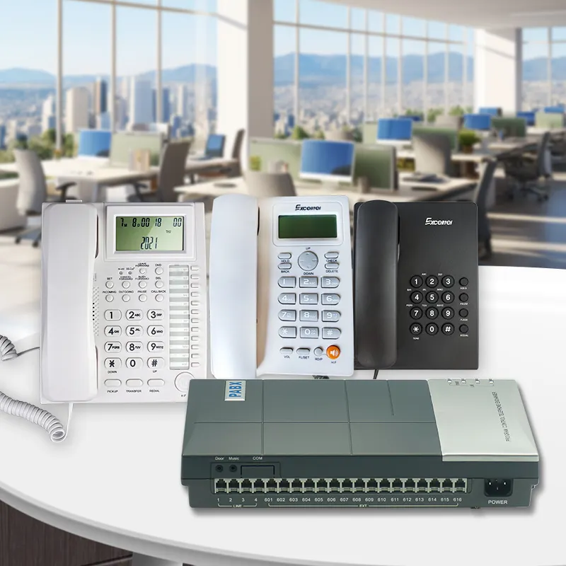 Excelltel/टेलीफोन प्रणाली/PABX /SOHO पीबीएक्स/CS416 4 सह लाइन 16 विस्तार