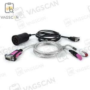 DB9 to 9-pin Deutsch Cable and <b>USB</b> <b>Key</b> Kit for Liebherr Crane V2.14.2 Software Excavator Truck+CF53 Laptop Diagnostic Tool - Product Image 3