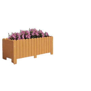 Pot de plateau de fleur en bois massif pour la plantation à la maison Pot de légumes anti-corrosion de jardin de balcon extérieur pour le bois de boîte à <span class=keywords><strong>fleurs</strong></span> de cour - Product Image 2
