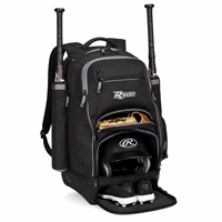 Sac à dos de baseball personnalisé avec logo, porte-bâtons, compartiment pour casque et chaussures, fermeture éclair, sac de sport portable, fabricant OEM
