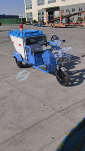 Triciclo de Limpieza Eléctrico con Motor de 580W y Contenedor de Residuos de 500L para Mantenimiento de Propiedades Comunitarias - Product Image 6