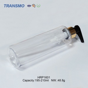 Flacons de sérum de 195 à 210 ml, cylindre transparent, crème cosmétique, flacon de sérum pour soins de la peau, flacon de lotion personnalisé, écologique - Product Image 4