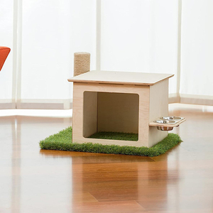 <span class=keywords><strong>คอนโด</strong></span>แมวทำจากไม้สอง<span class=keywords><strong>ชั้น</strong></span>สำหรับใช้ในบ้านพร้อมเสาข่วนเฟอร์นิเจอร์สัตว์เลี้ยงสำหรับแมว - Product Image 5